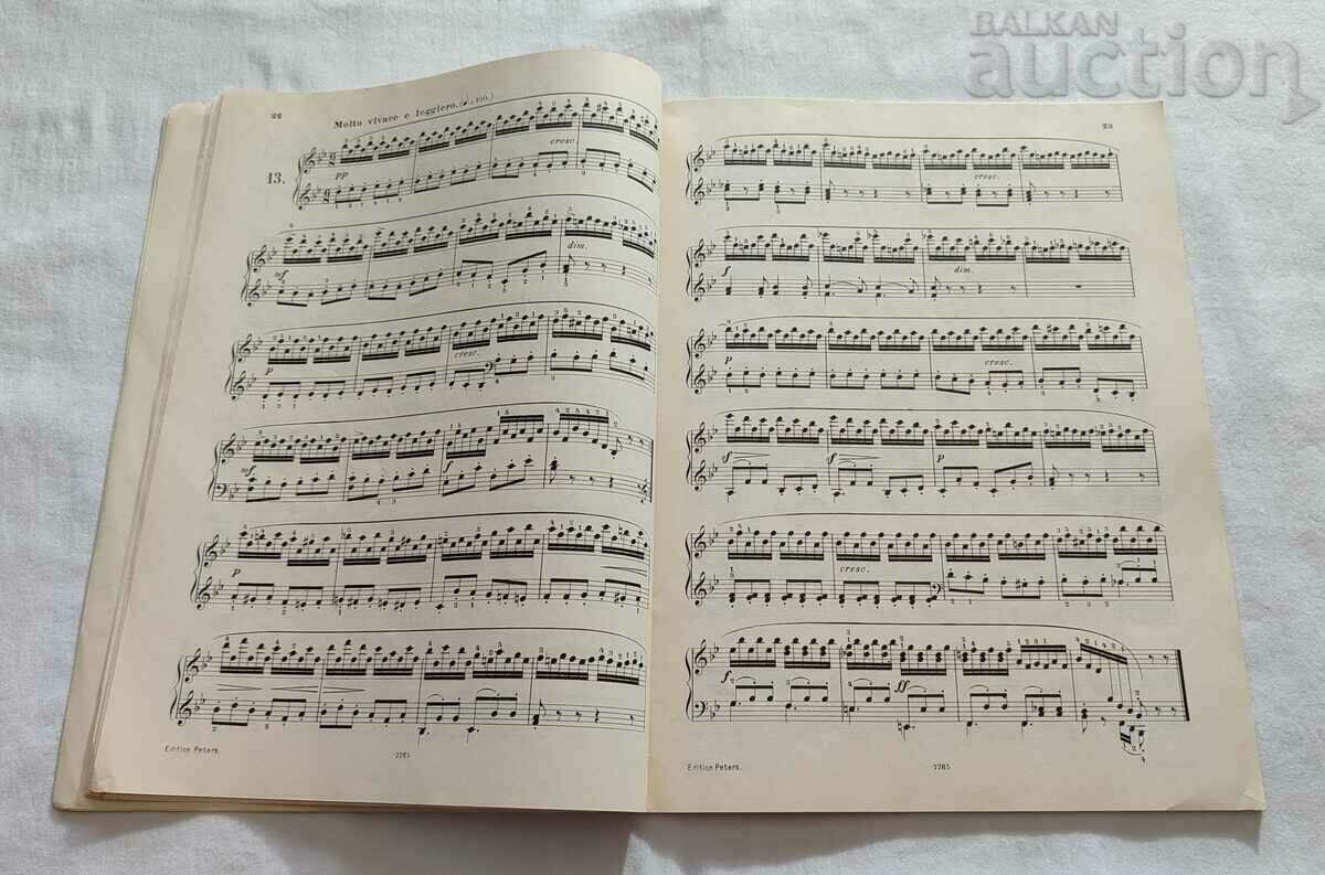 Auction EDITION PETERS CZERNY CARL PIANO No. 2611 1972 LEIPZIG Auction EDITION PETERS CZERNY CARL PIANO No. 2611 1972 LEIPZIG