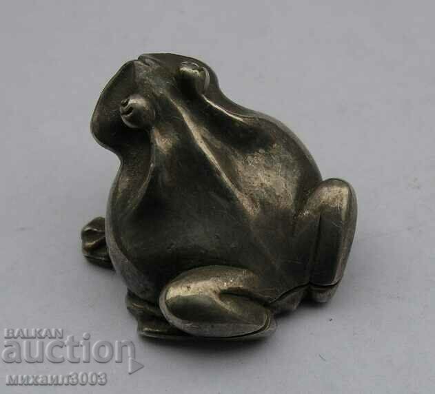 DESIGNER SILVER FIGURINE OF A FROG with price 99.00 BGN | € 50.62