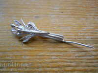 silver wedding brooch - 2.80 g