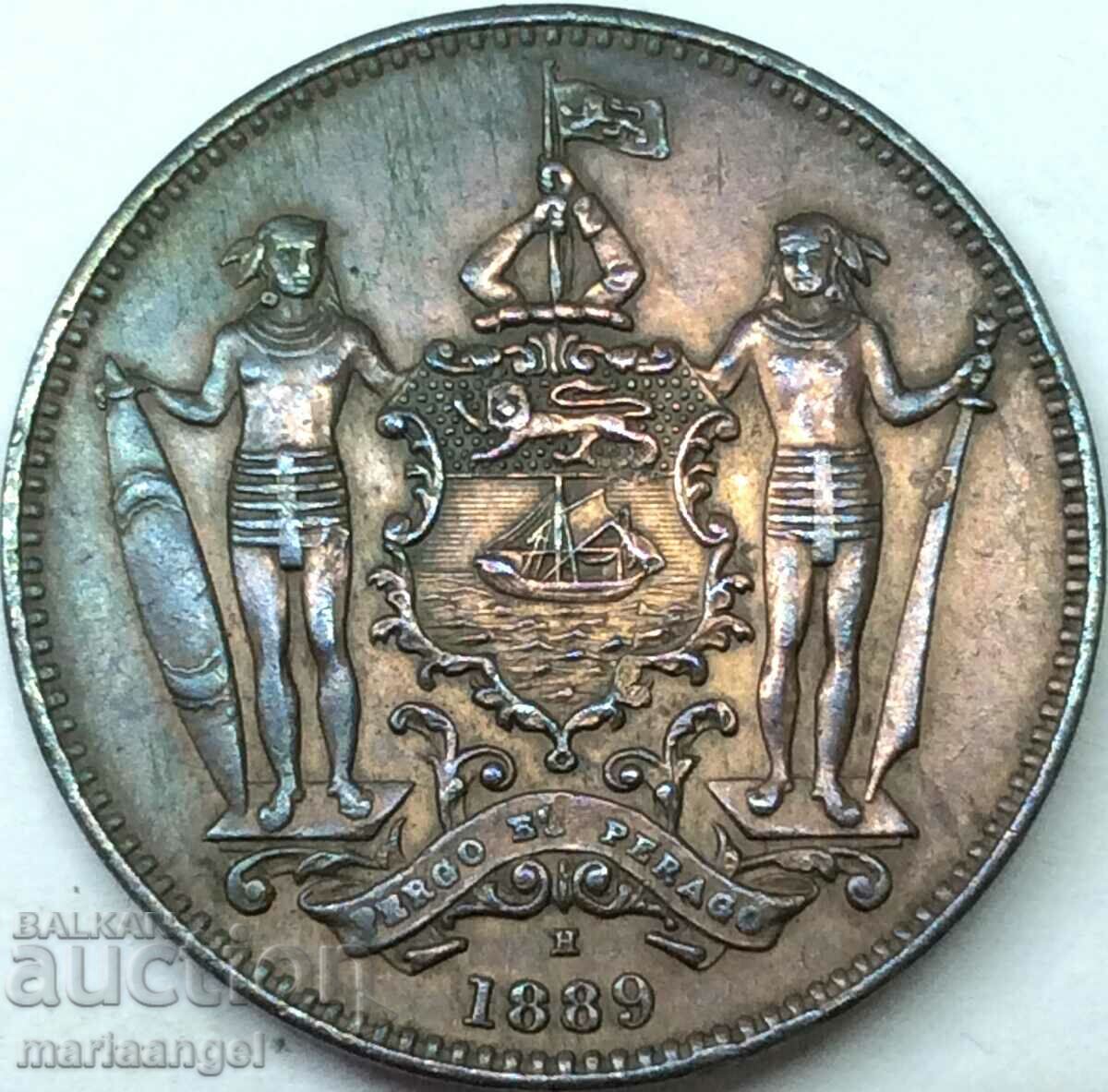 Северно Борнео 1889 1 цент Британия