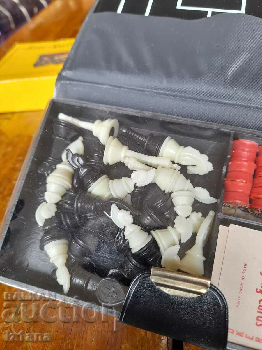 Auction Old game chess, checkers, cards Spielkassette Auction Old game chess, checkers, cards Spielkassette