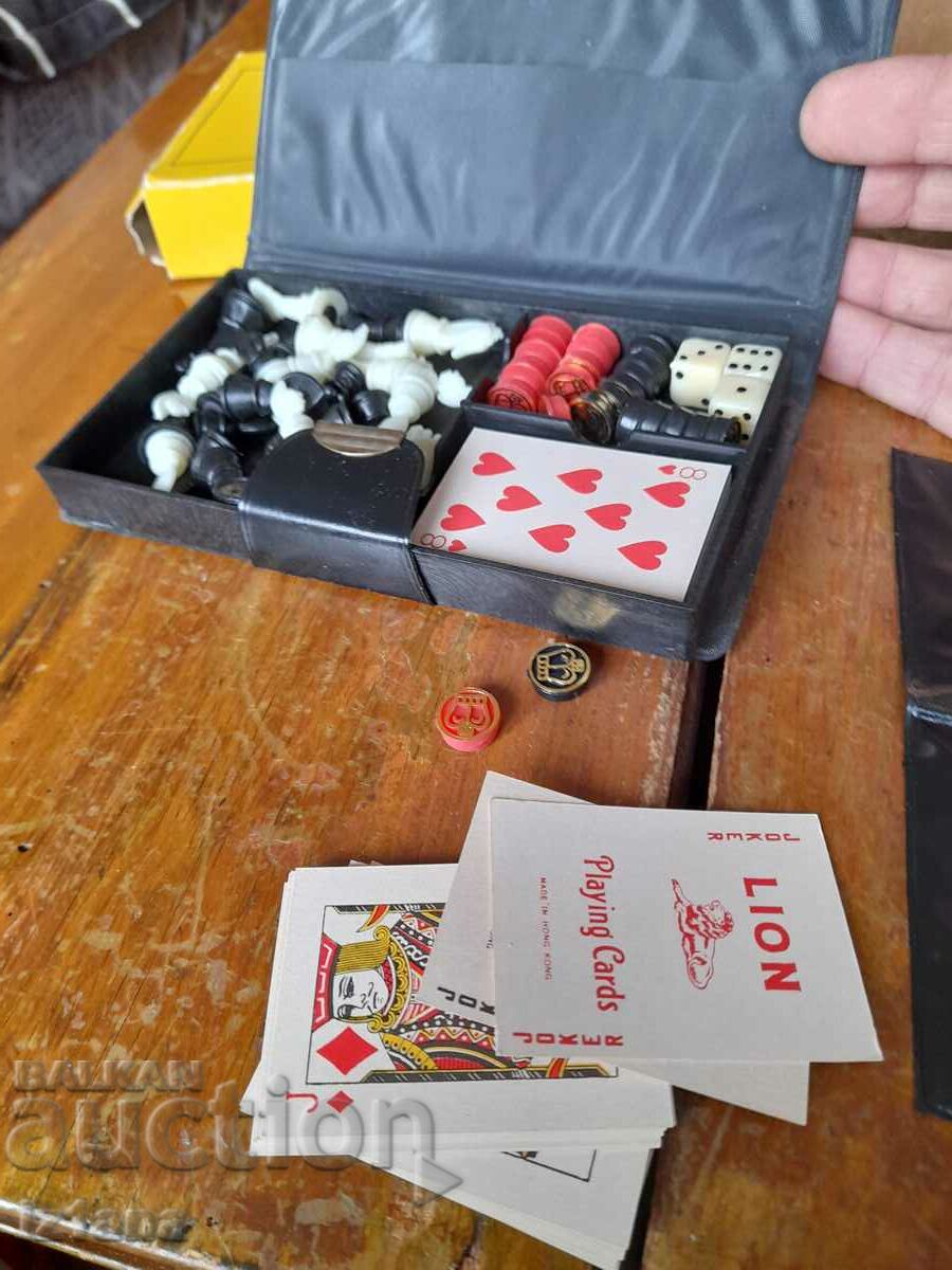 Old game chess, checkers, cards Spielkassette - 6 Old game chess, checkers, cards Spielkassette - 6