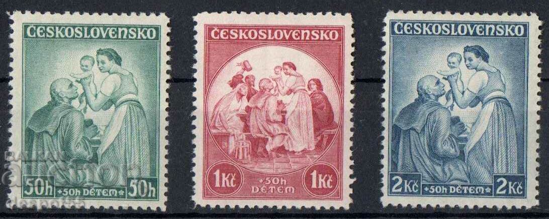1936. Cehoslovacia. Timbre de caritate.