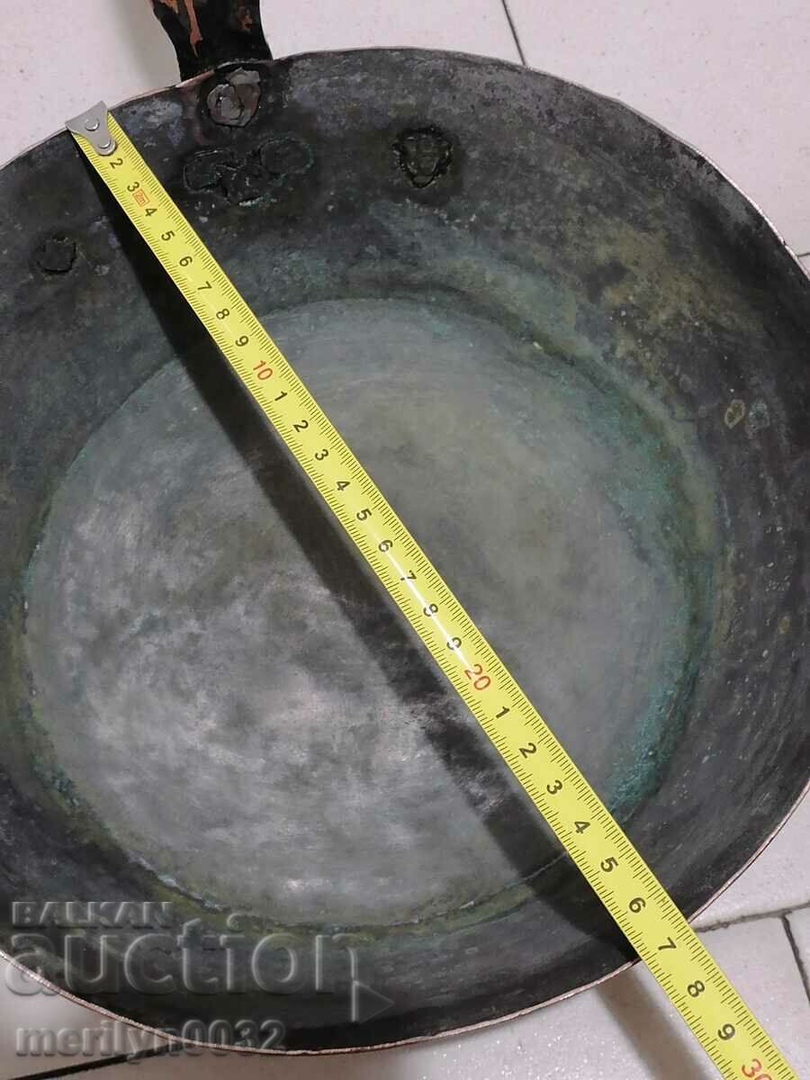 Παλιό χάλκινο ταψί, χαλκός, δίσκος, χάλκινο δοχείο - 5 Παλιό χάλκινο ταψί, χαλκός, δίσκος, χάλκινο δοχείο - 5