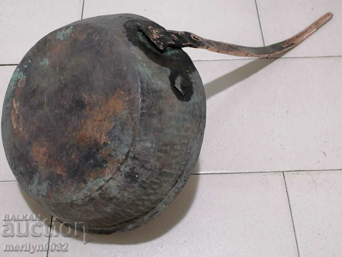 Παλιό χάλκινο ταψί, χαλκός, δίσκος, χάλκινο δοχείο - 7 Παλιό χάλκινο ταψί, χαλκός, δίσκος, χάλκινο δοχείο - 7