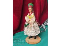 Retro Polish doll in folk costume