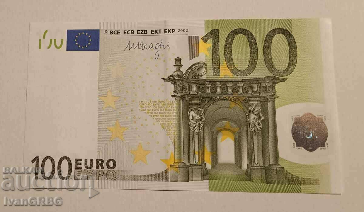 100 евро 2002 Европейски съюз  , Евро банкнота