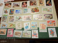 BIG LOT Postage stamps HUNGARY - 80+ pcs. - BGN 2.25