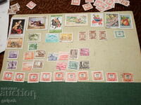 LOT timbre poștale UNGARIA - 35+ buc. - 1 BGN