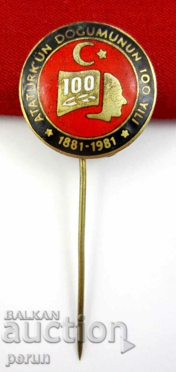 100 years since the birth of Kemal Atatürk-Rare sign-Email- with price 19.00 BGN | € 9.71 100 years since the birth of Kemal Atatürk-Rare sign-Email- with price 19.00 BGN | € 9.71