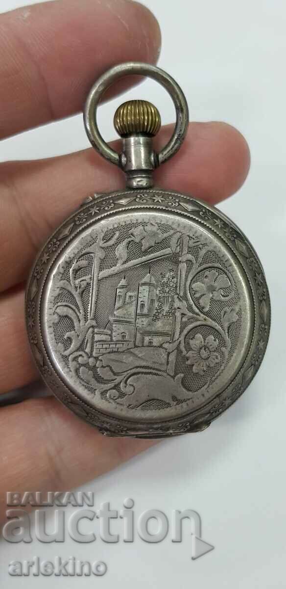 Old silver pocket watch - beg. of the 20th century - parts with price 60.00 BGN | € 30.68
