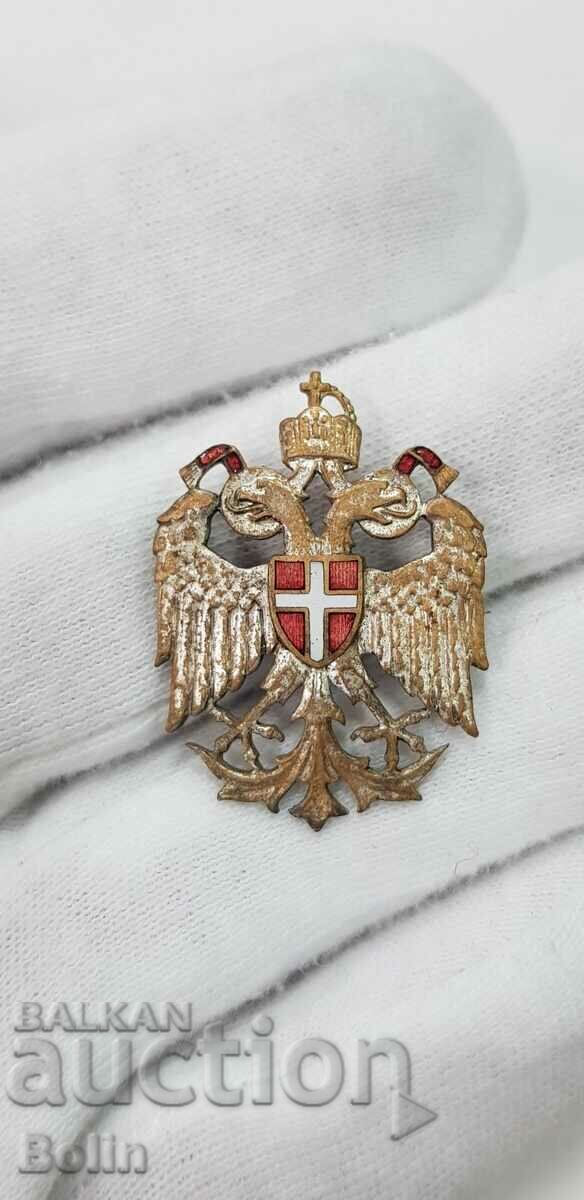 Rare Austrian Imperial Badge 1915 - 1918 WWI