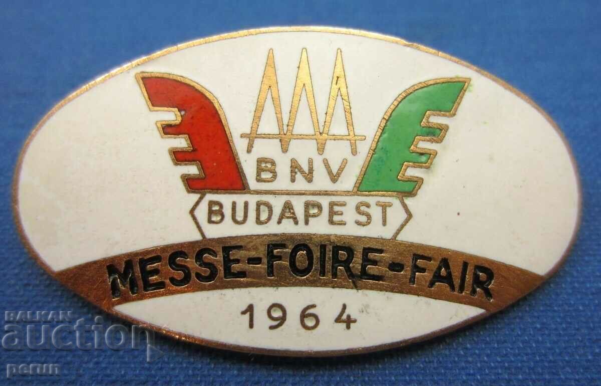 1964 Budapest International Fair-Top Enamel