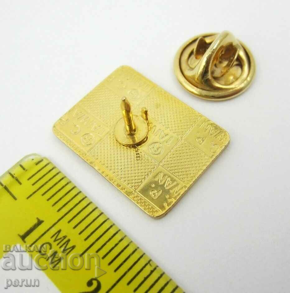 Delivery of 1991 Lions Club International-Award Badge Delivery of 1991 Lions Club International-Award Badge