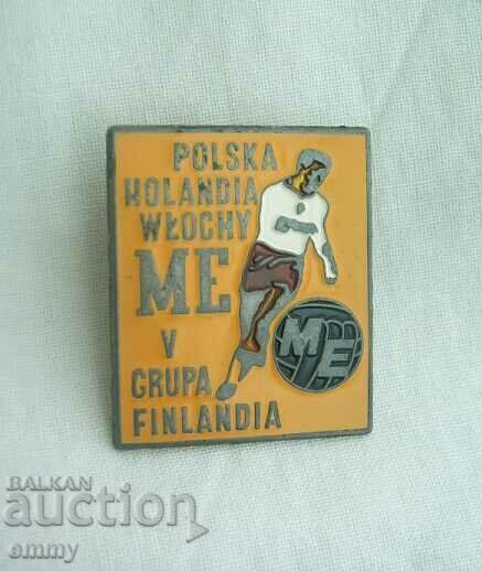 Значка Европейско първенство по футбол 1976 - V група, Полша