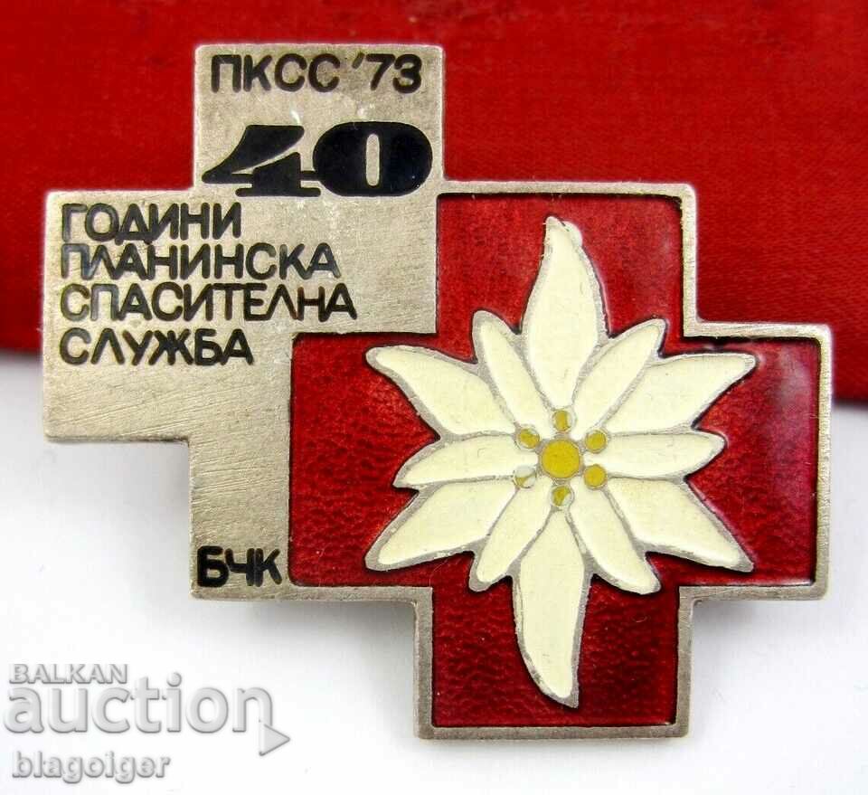 Auction  PKSS Mountain Control and Rescue Service-Jubilee badge