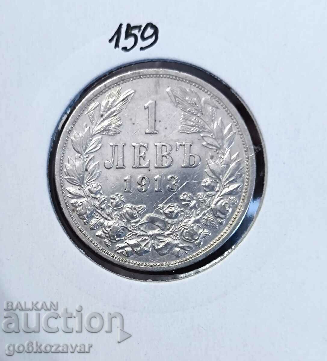 Bulgaria 1 lev 1913 Argint!
