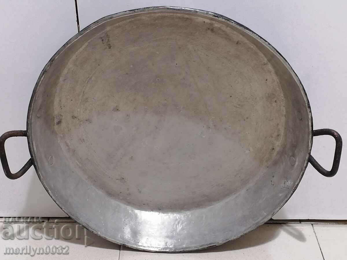 Auction Tinned pan, casserole, copper, tray, copper vessel Auction Tinned pan, casserole, copper, tray, copper vessel
