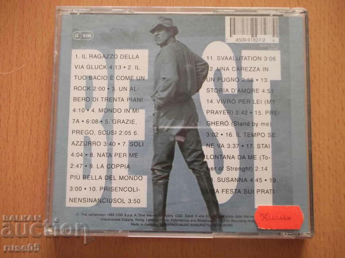 Auction CD audio "ADRIANO CELENTANO - SUPER BEST - FANTASTICO !" Auction CD audio "ADRIANO CELENTANO - SUPER BEST - FANTASTICO !"
