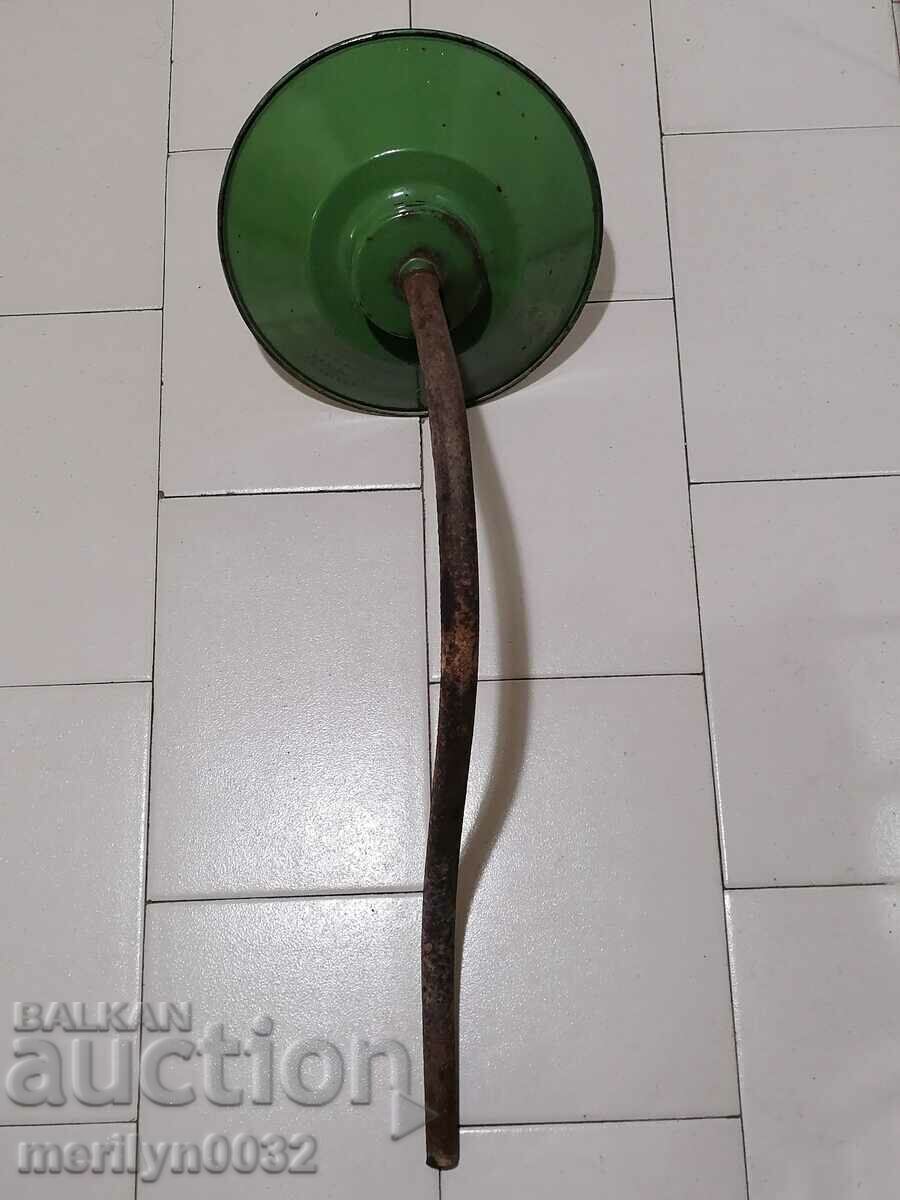 Old lamp reflector enamel stand - 7 Old lamp reflector enamel stand - 7