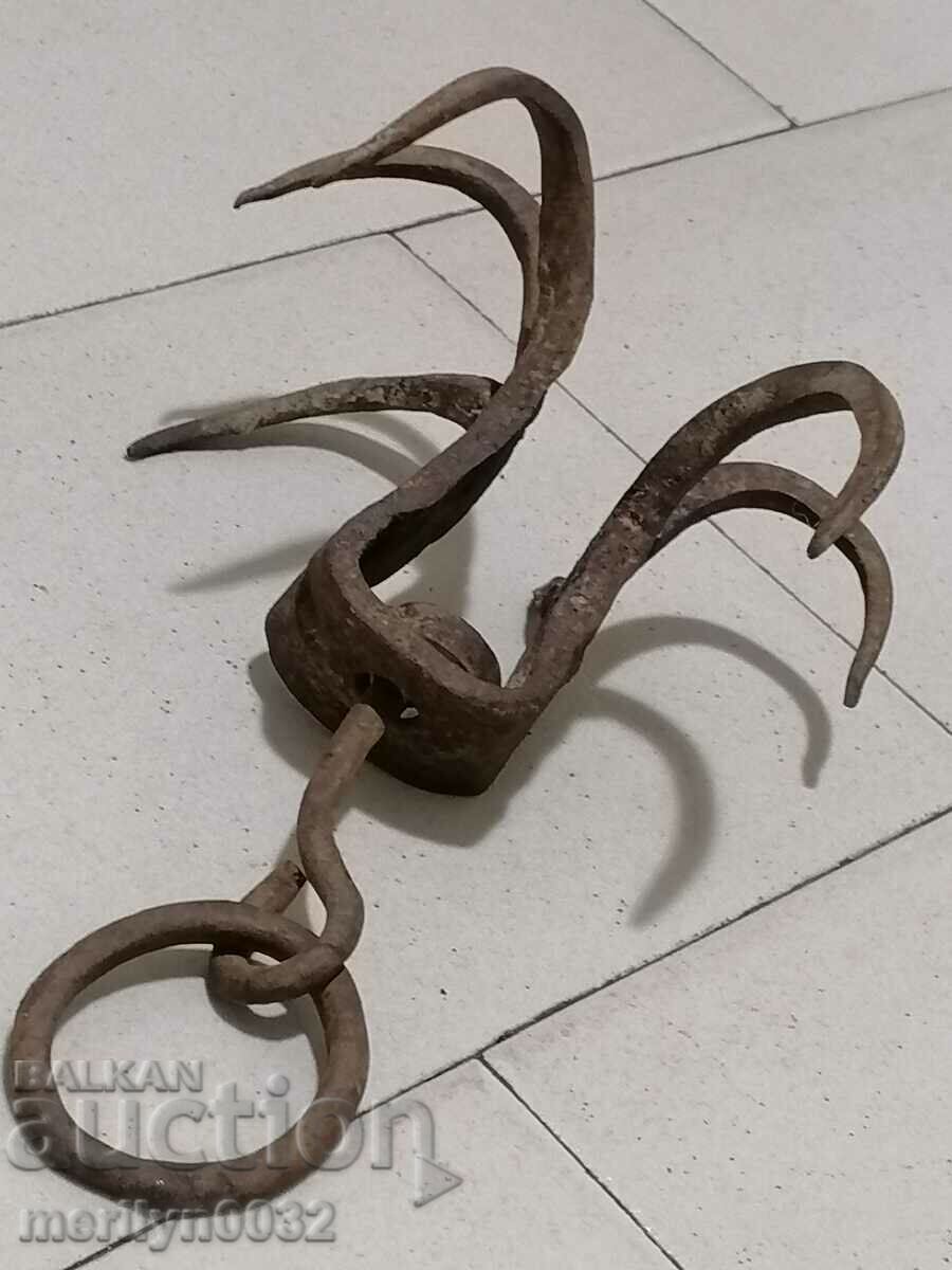 Wrought butcher's hook, hook, wrought iron with price 45.00 BGN | € 23.01 Wrought butcher's hook, hook, wrought iron with price 45.00 BGN | € 23.01