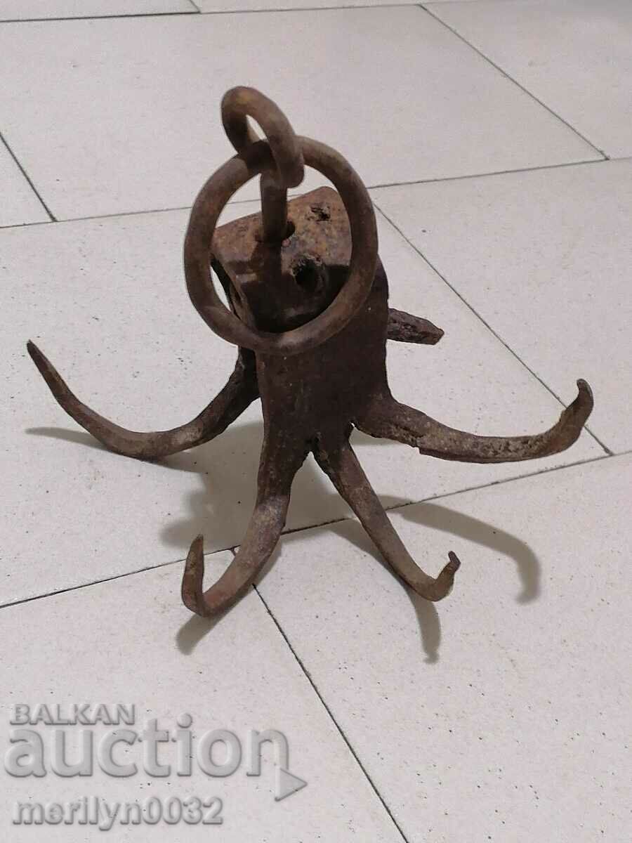 Auction Wrought butcher's hook, hook, wrought iron Auction Wrought butcher's hook, hook, wrought iron