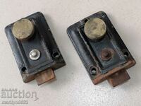 Стари брави 2 броя резета заключалки