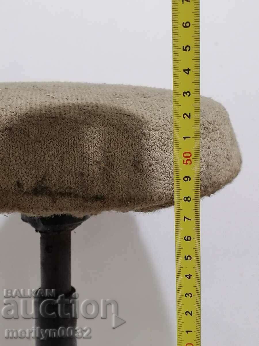 Old industrial chair screw chair 1960s NRB - 5 Old industrial chair screw chair 1960s NRB - 5