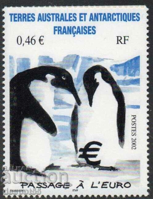 2002 Γαλλικός Νότος. και τα εδάφη της Ανταρκτικής. Εισαγωγή του ευρώ.