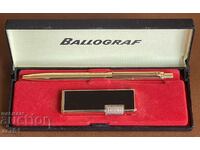Set of ballpoint pen and lighter 80 te "Ballograf"