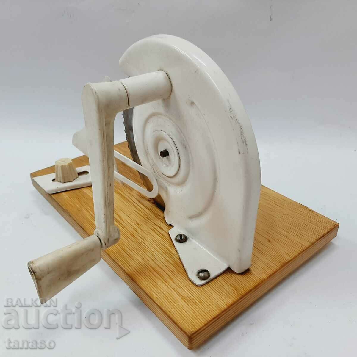 Old manual bread and appetizer slicer - 6