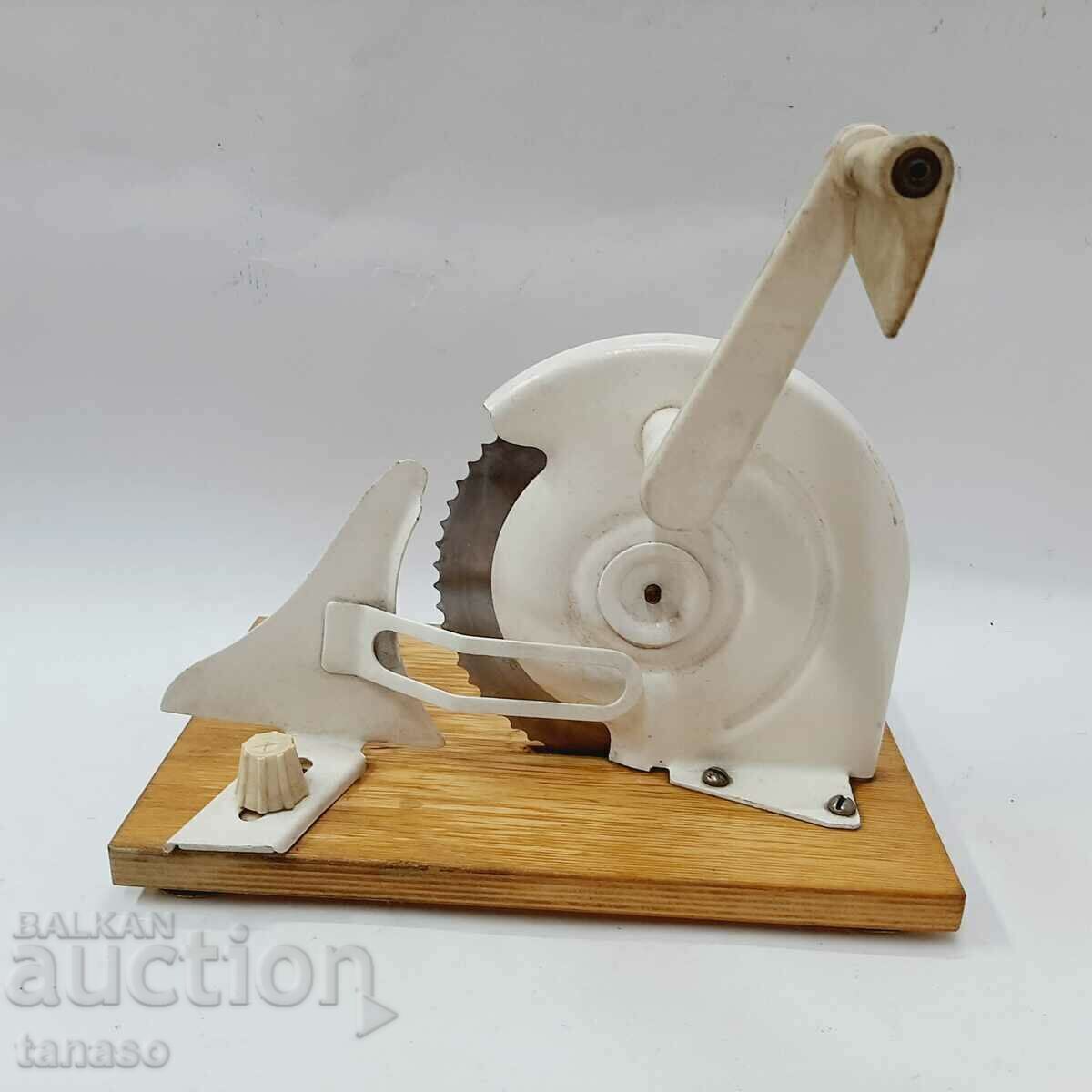 Old manual bread and appetizer slicer - 7