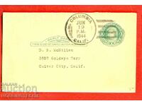 Ταξιδιωτική κάρτα ΗΠΑ με 1 CENT - 1944