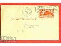 SUA a călătorit 4 CENT AIR CARD - 1952