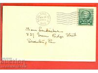 USA travel card with 1 CENT Small - 1940