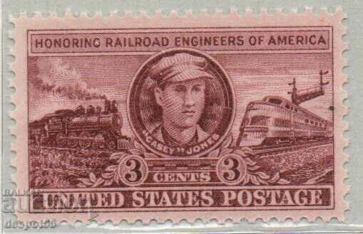 1950. SUA. Onorarea inginerilor de căi ferate din America.