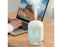LED Mini Portable Luminous USB Air Humidifier for Home