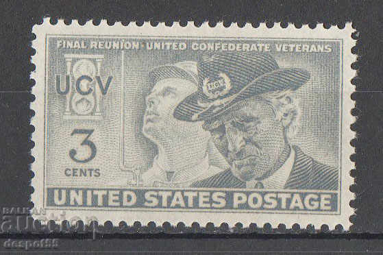 1951. САЩ. Съюз на обединените ветерани от Конфедерацията.