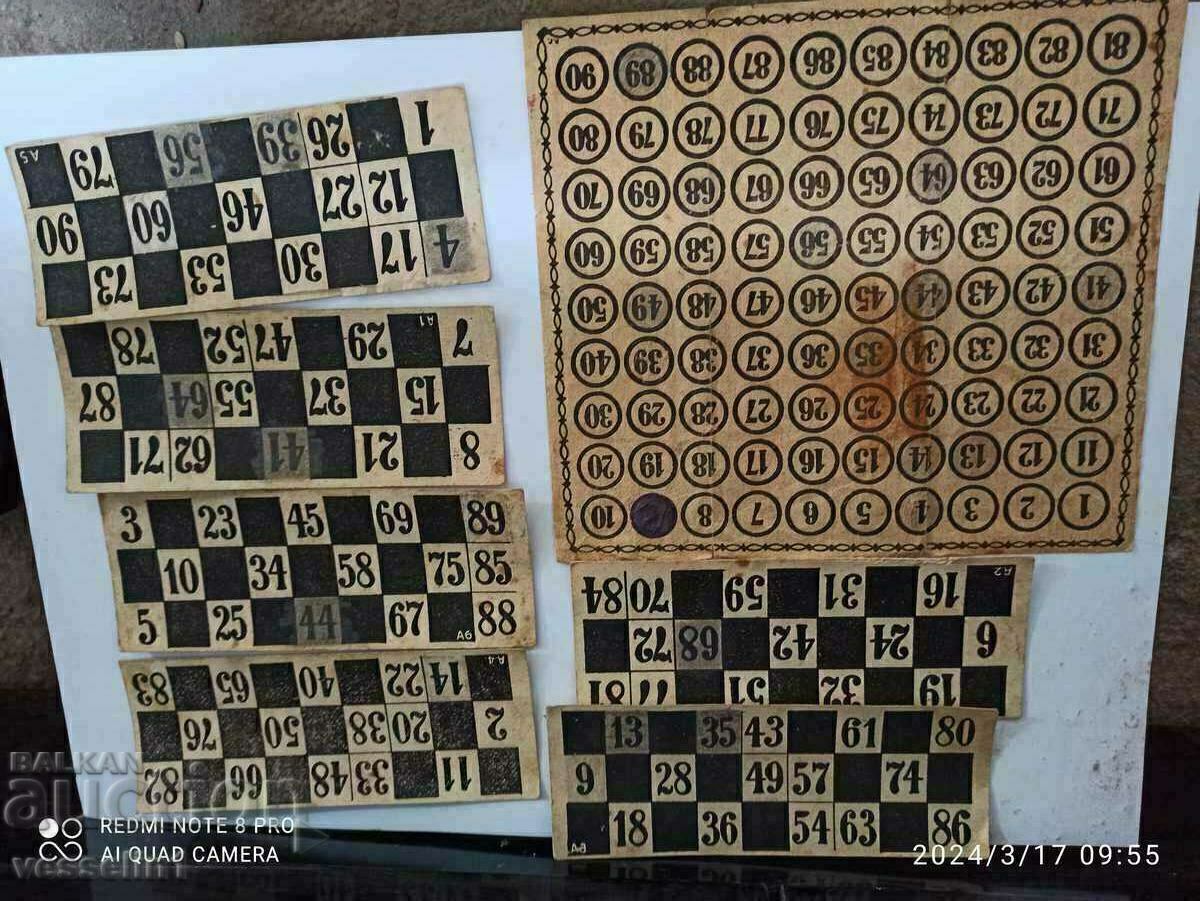 Auction Very old and rare Bulgarian game Tombolala similar to LOTO Auction Very old and rare Bulgarian game Tombolala similar to LOTO