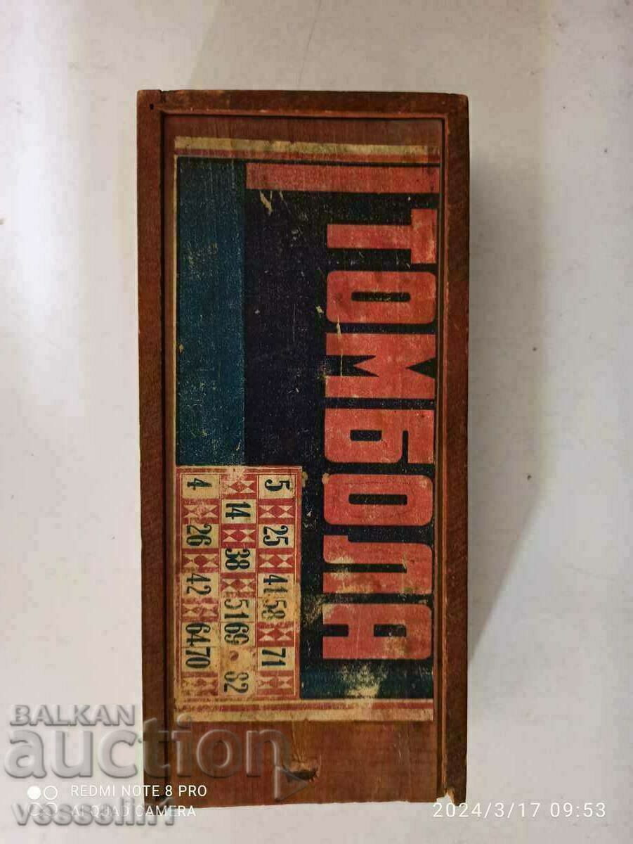 Very old and rare Bulgarian game Tombolala similar to LOTO