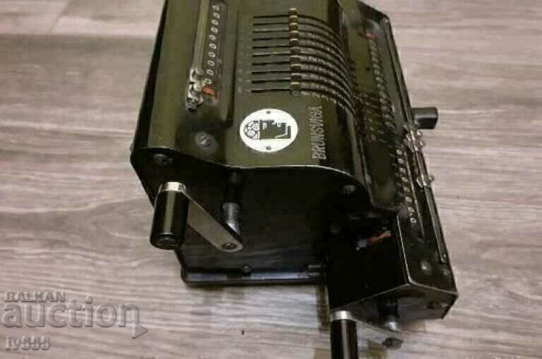 Auction OLD GERMAN CALCULATOR FOR SALE - BRUNSVIGA 1927 Auction OLD GERMAN CALCULATOR FOR SALE - BRUNSVIGA 1927