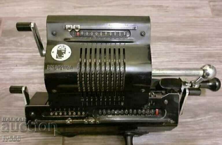 OLD GERMAN CALCULATOR FOR SALE - BRUNSVIGA 1927 OLD GERMAN CALCULATOR FOR SALE - BRUNSVIGA 1927