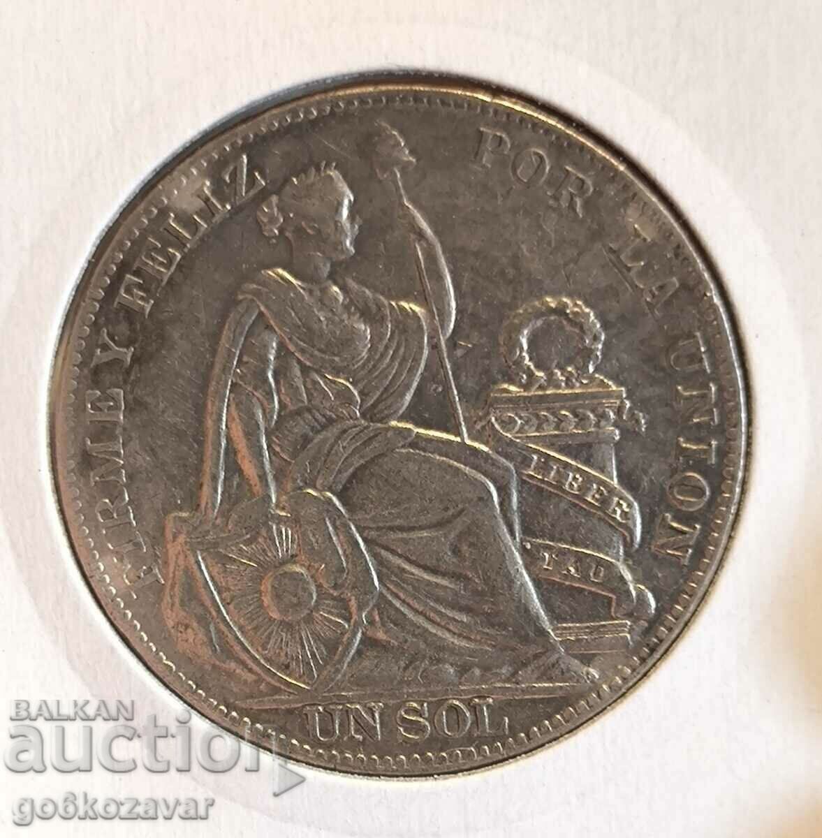 Peru 1 Sol 1934 Silver! with price 78.90 BGN | € 40.34