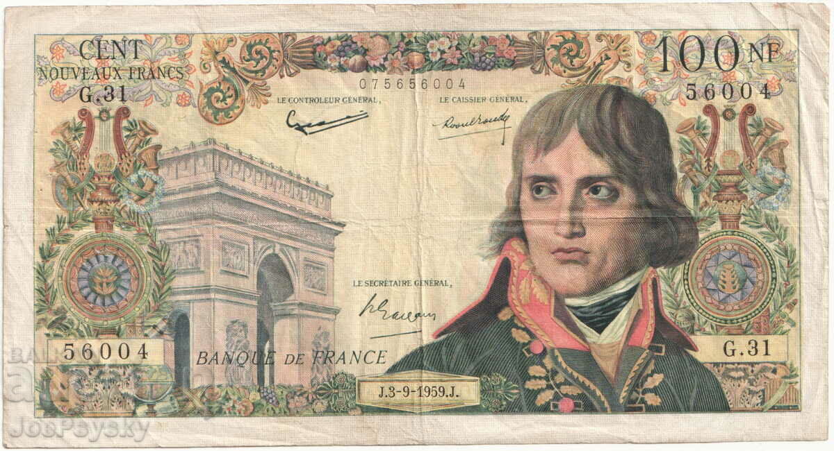Γαλλία - 1959 - 100 φράγκα