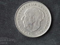 Дойче марка 2 марки 1974 J   монета