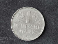 Германия Дойче марка 1 марки 1971 F   монета