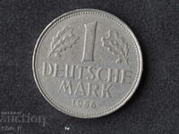 Германия Дойче марка 1 марки 1956 J   монета