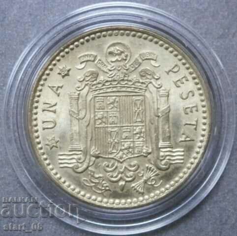 Spain 1 peseta 1975