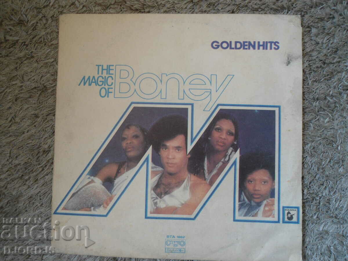 BONNIE M, Golden Hits, VTA 1882, disc de gramofon, mare