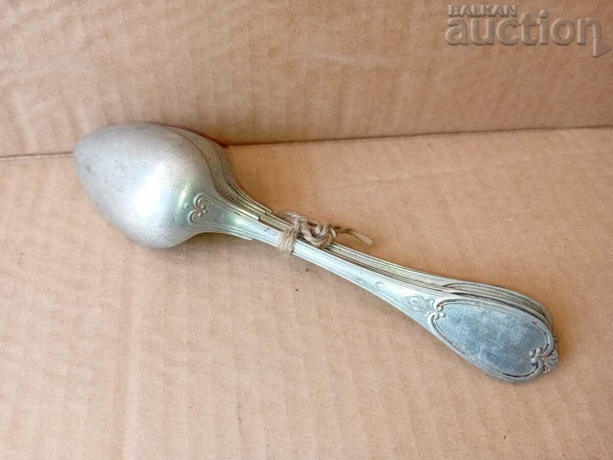 Delivery of 4 spoons BERNDORF Germany Krupp 1928 Alpaca spoon
